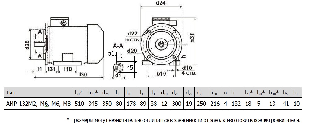 Аир 132 м8 чертеж